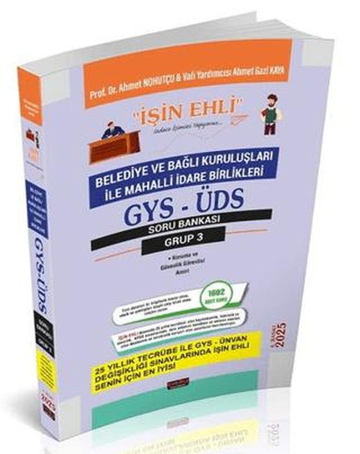 GYS-ÜDS Belediye ve Bağlı Kuruluşları Mahalli İdare Birlikleri Personeli Grup 3 Soru Bankası | Savaş Yayınevi (Ciltsiz)