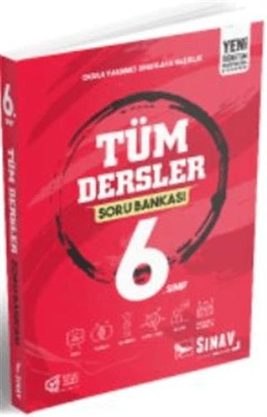 6. Sınıf Tüm Dersler Soru Bankası | Sınav Yayınları (Ciltsiz)