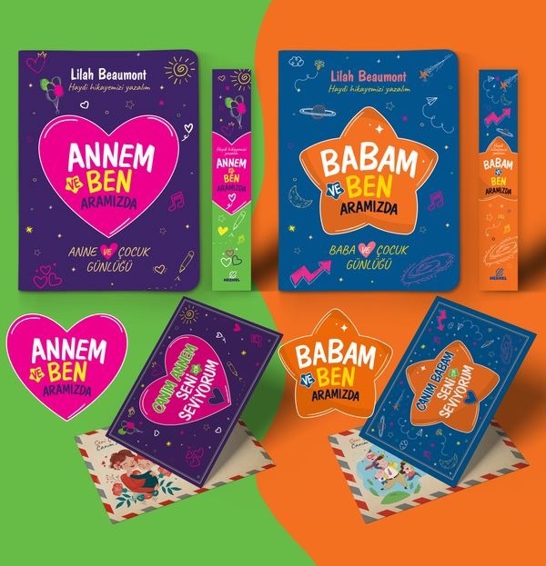 Annem-Babam ve Ben 2'li Set | Nesnel Yayınları (Ciltsiz)