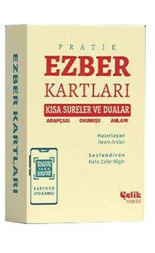 Ezber Kartları - Kısa Sureler ve Dualar - 44 Kart | Çelik Yayınevi (İnce Kapak)