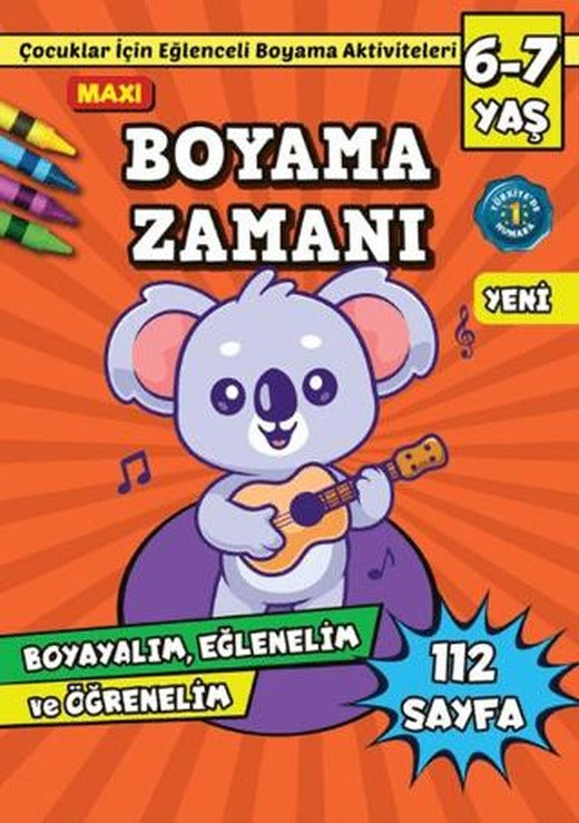 Maxi Boyama Zamanı 12 | Maxi Yayıncılık (Ciltsiz)