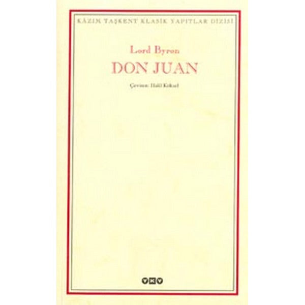 Don Juan | Yapı Kredi Yayınları (İnce Kapak)
