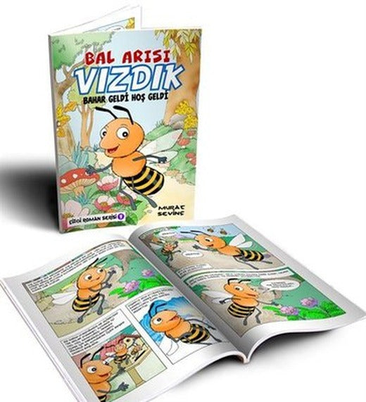 Bal Arısı Vızdık 1 - Bahar Geldi Hoş Geldi | Bordo Ressam