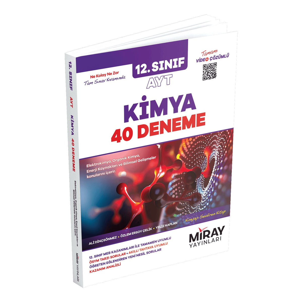 12. Sınıf AYT Kimya 40 Deneme | Miray Yayınları (İnce Kapak)