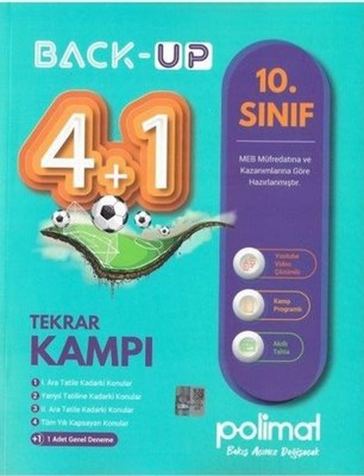 10. Sınıf Back-Up 4+1 Kamp Kitabı | Polimat Yayınları