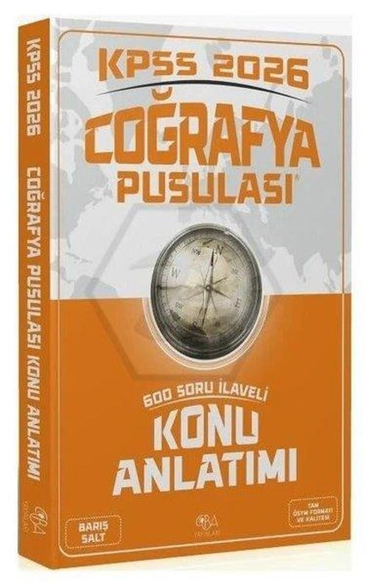 2026 KPSS Coğrafya Pusulası Konu Anlatımı | CBA Yayınları (İnce Kapak)