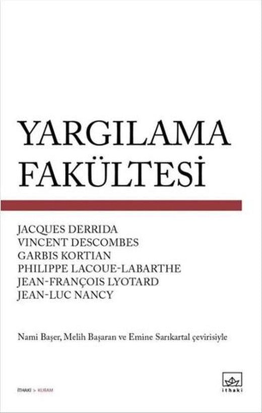 Yargılama Fakültesi | İthaki Yayınları (İnce Kapak)