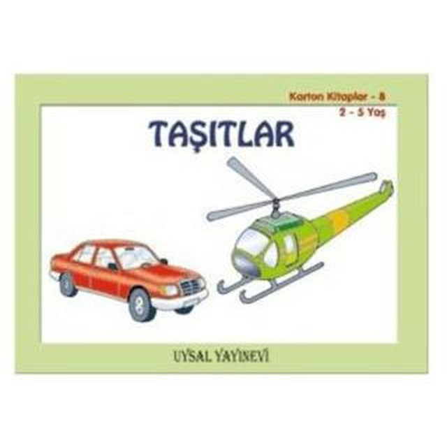 Karton Kitaplar 8 - Taşıtlar | Uysal Yayınevi (Ciltsiz)