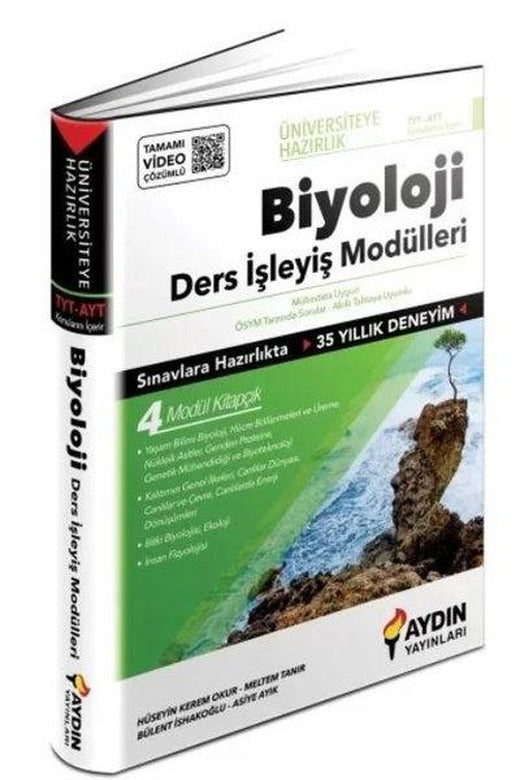 TYT-AYT Biyoloji Ders İşleyiş Modülleri | Aydın Yayınları-Eğitim (İnce Kapak)