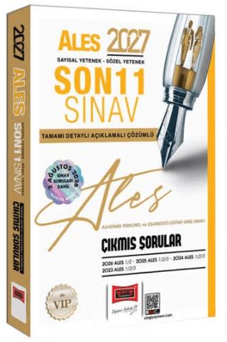2027 ALES Sayısal - Sözel Yetenek Son 11 Sınav Tamamı Çözümlü Çıkmış Sorular | Yargı Yayınevi (Ciltsiz)  - Resim 1