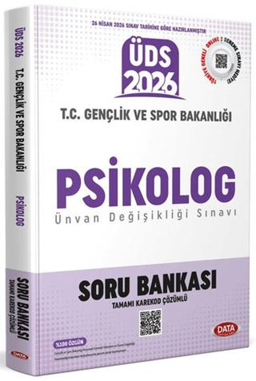 T.C. Gençlik ve Spor Bakanlığı Psikolog ÜDS Soru Bankası - Karekod Çözümlü