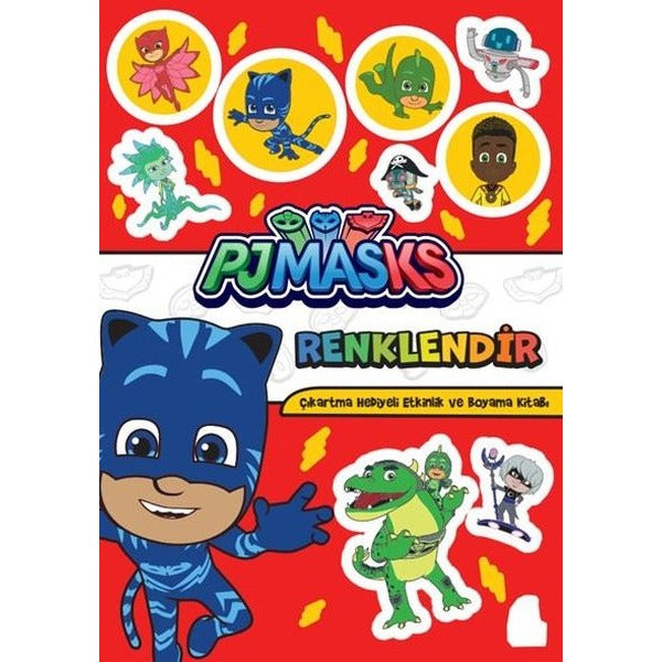 Pjmasks - Renklendir Boyama Kitabı | Doğan Çocuk (İnce Kapak)