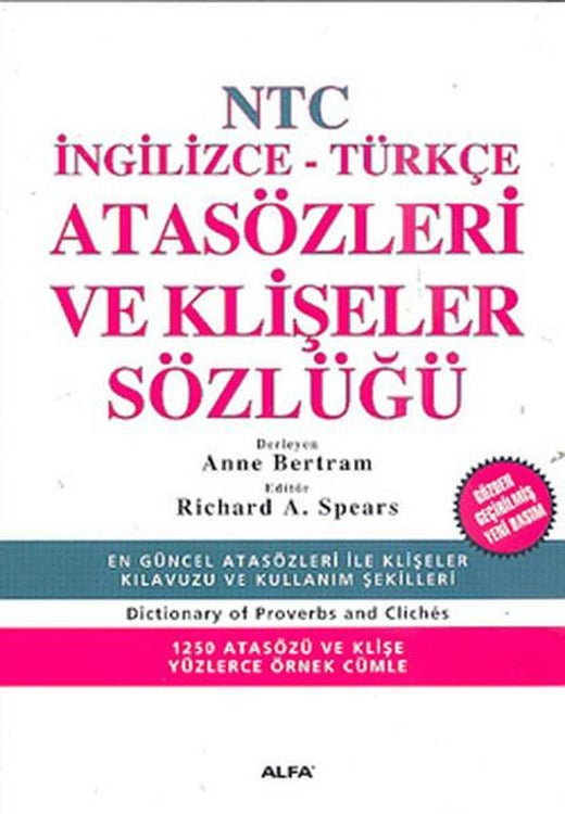 Atasözleri Ve Klişeler Sözlüğü - İng./Türk. | Alfa Yayıncılık (İnce Kapak)