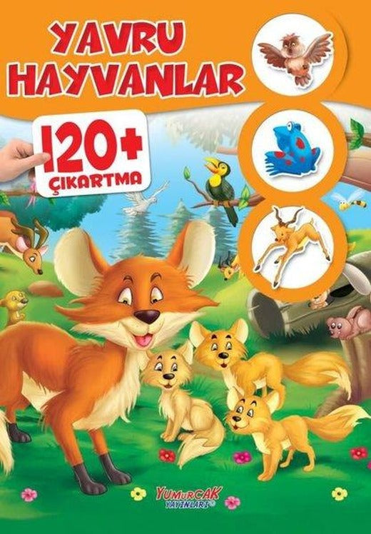 Yavru Hayvanlar 120+ Çıkartma | Yumurcak Yayınları (İnce Kapak)