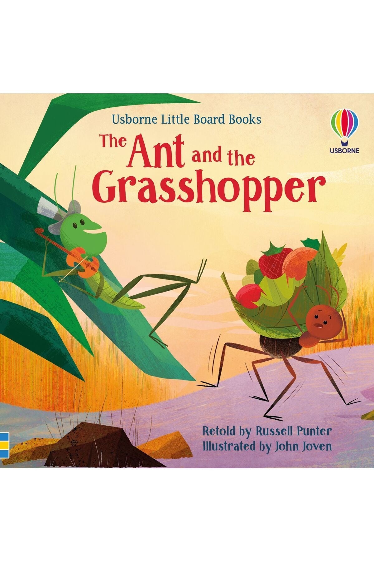 Little Board Books: The Ant and The Grasshopper | Usborne (Ciltli)
