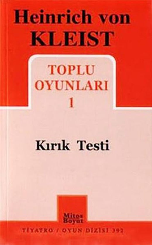 Toplu Oyunları 1 - Kırık Testi | Mitos Boyut Yayınları - Tiyatro Oyun Dizisi (İnce Kapak)