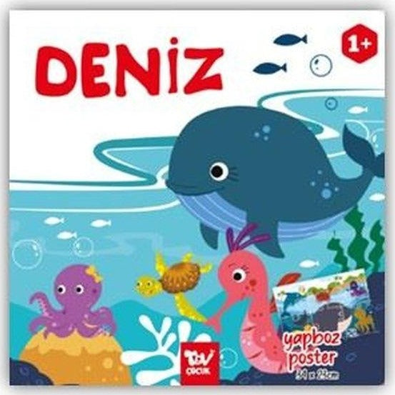 Deniz - Yapboz Poster Kitap | Türkiye Diyanet Vakfı Yayınları (Ciltli)