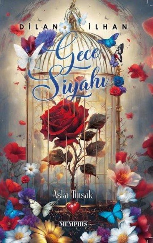 Gece Siyahı - Aşka Tutsak | Memphis Yayınları (İnce Kapak)