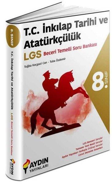 8. Sınıf İnkılap Tarihi ve Atatürkçülük Beceri Temelli Soru Bankası | Aydın Yayınları (İnce Kapak)  - Resim 1