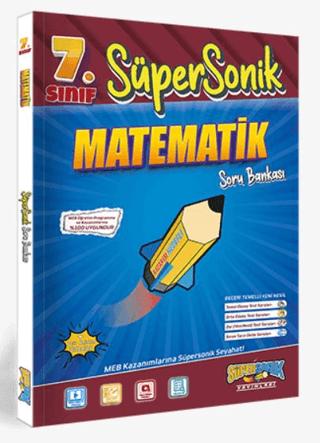 7. Sınıf Matematik Soru Bankası | Süpersonik Yayınları (Ciltsiz)  - Resim 1