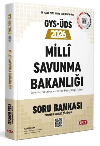 2026 GYS-ÜDS Milli Savunma Bakanlığı Soru Bankası (Tamamı Karekod Çözümlü) | Data Yayınları (Ciltsiz)  - Resim 1