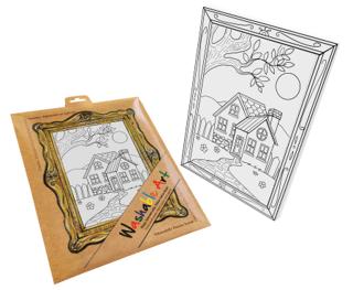 Funny Mat - Washable Art - Benim Tatlı Evim | Akademi Çocuk - Resim 1