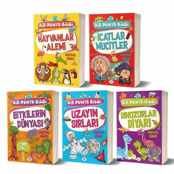 Bir Dünya Bilgi Seti - 5 Kitap Takım | Dokuz Yayınları