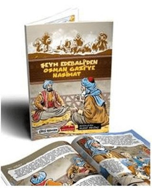Şeyh Edebali'den Osman Gazi'ye Nasihat (Orta Boy, Renkli Çizgi Roman) 8+Yaş
