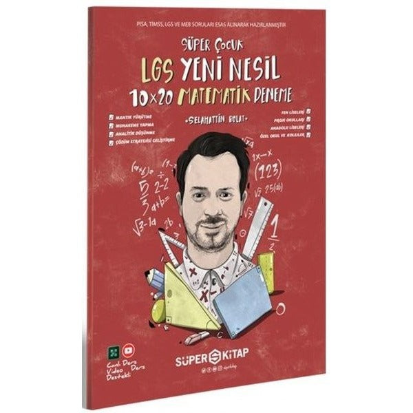 Süper Çocuk LGS Yeni Nesil 10X20 Matematik Deneme