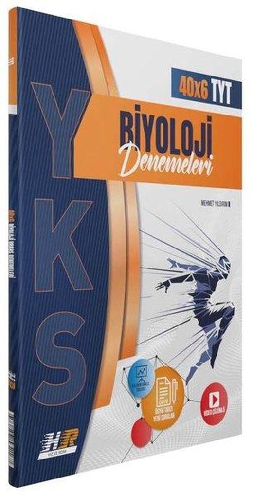 2022 TYT Biyoloji 40x6 Deneme | Hız ve Renk Yayınları (İnce Kapak)