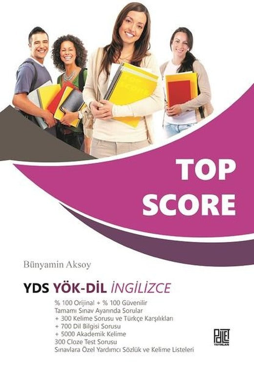 Top Score YDS YÖK-DİL İngilizce | Palet Yayınları (İnce Kapak)
