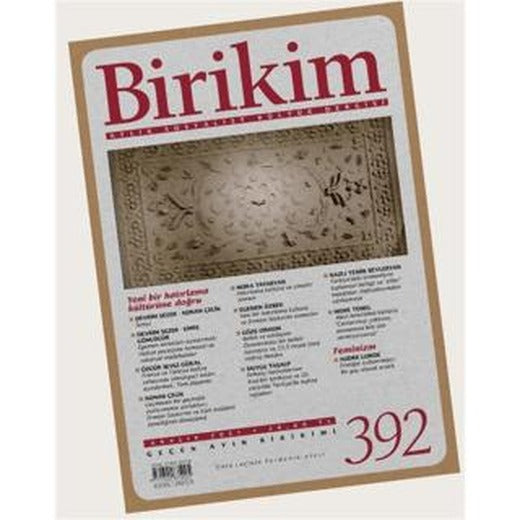 Birikim Aylık Sosyalist Kültür Dergisi Sayı: 392 Aralık 2021 | Birikim Yayınları (Ciltsiz)