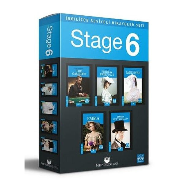 İngilizce Seviyeli Hikayeler Seti - Stage-6 | MK Publications (İnce Kapak)