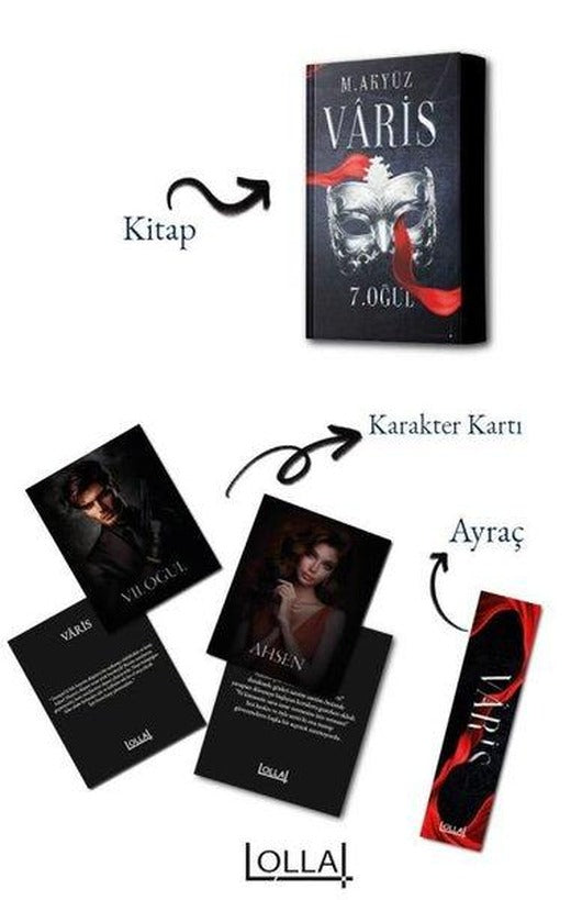 Varis - Ayraç ve Karakter Kartı Hediyeli | Lolla Yayınları (İnce Kapak)