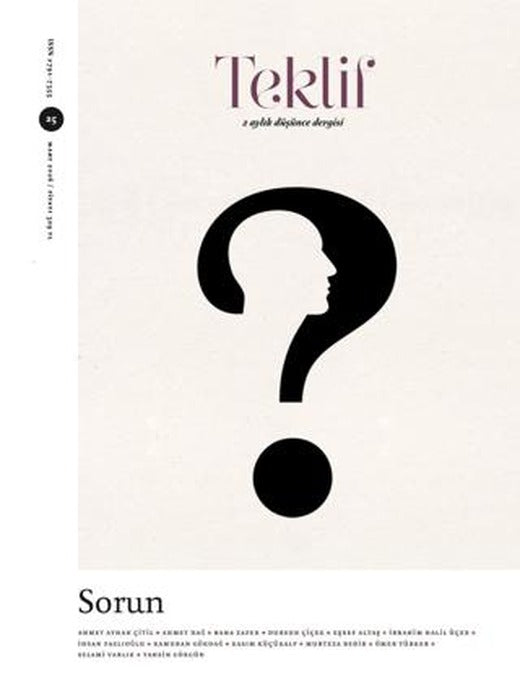 Teklif 2 Aylık Düşünce Dergisi Sayı: 25 Mart 2026 | Ketebe Yayınları (Ciltsiz)