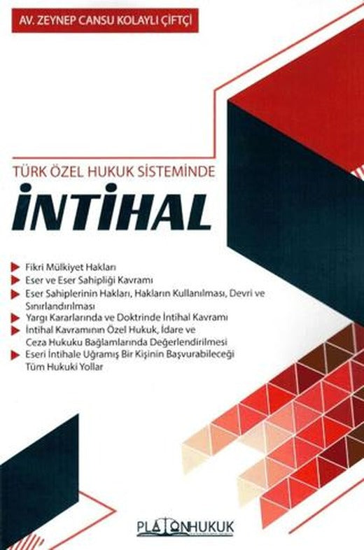 Türk Özel Hukuk Sisteminde İntihal