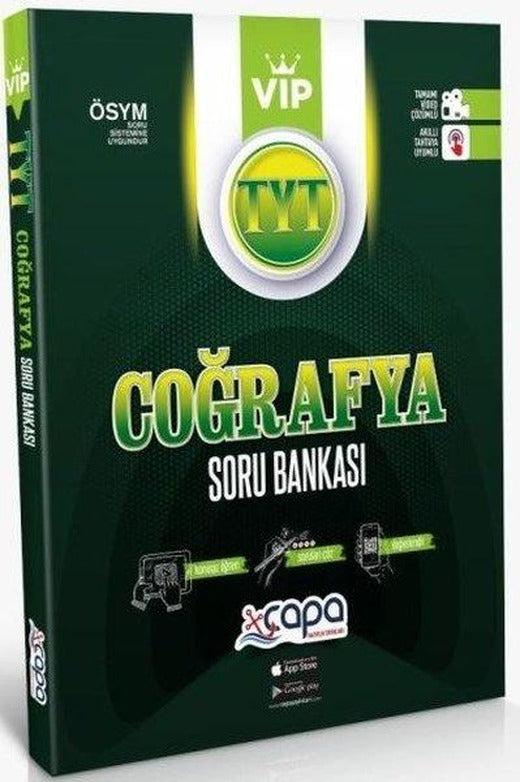 TYT Coğrafya Soru Bankası | Çapa Yayınları (İnce Kapak)