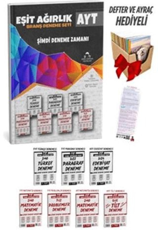 2025 AYT Eşit Ağırlık Deneme Seti 7 Fasikül 24 Deneme + Defter Hediyeli | Ders Ortamı Yayınları (Ciltsiz)