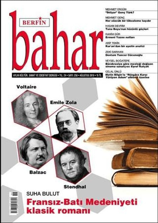 Berfin Bahar Aylık Kültür Sanat ve Edebiyat Dergisi Sayı: 258 Ağustos 2019 | Berfin Bahar Dergisi (Ciltsiz)