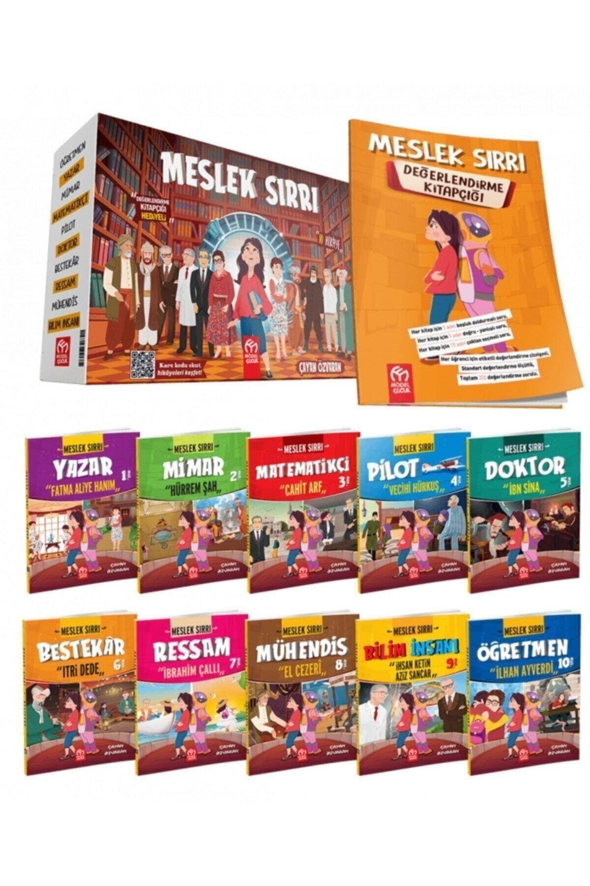 Meslek Sırrı Hikaye Serisi (10 Kitap) | Model Çocuk (Ciltsiz)
