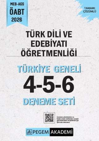 2026 MEB AGS ÖABT Türk Dili ve Edebiyatı Öğretmenliği Tamamı Çözümlü Türkiye Geneli 4-5-6 (3'lü Deneme Seti)
