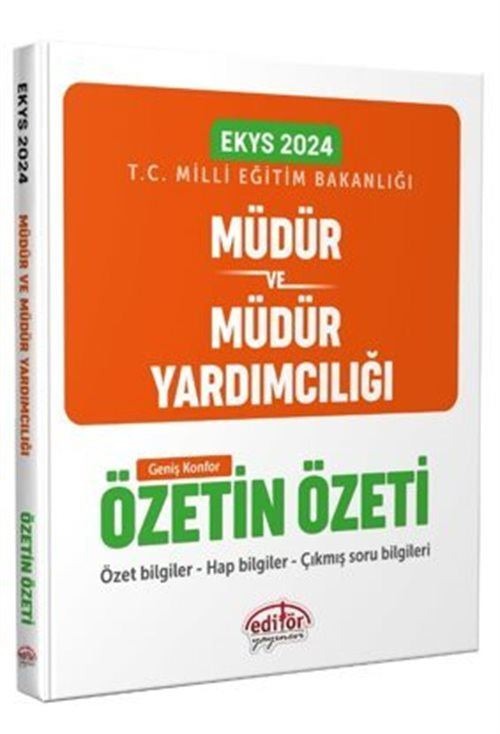 2026 MEB EKYS Müdür ve Müdür Yardımcılığı Özetin Özeti