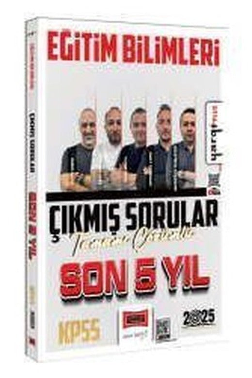 2025 KPSS Eğitim Bilimleri Tamamı Çözümlü Son 5 Yıl Çıkmış Sorular | Yargı Yayınları (İnce Kapak)