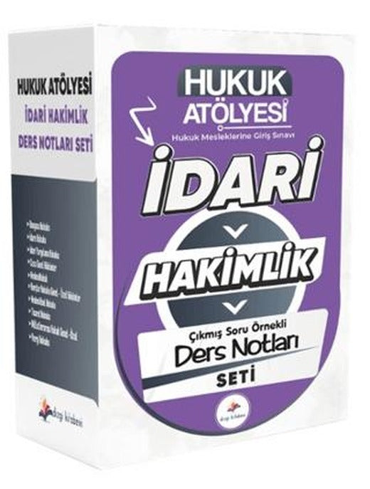 2026 Hukuk Atölyesi İdari Hakimlik Çıkmış Soru Örnekli Ders Notları Seti