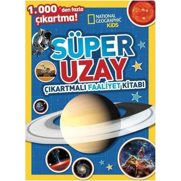 National Geographic Kids - Süper Uzay Çıkartmalı Faaliyet Kitabı | Beta Kids (İnce Kapak)