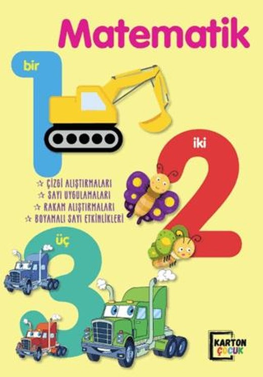 Matematik (1-2-3) | Karton Kitap (Ciltsiz)