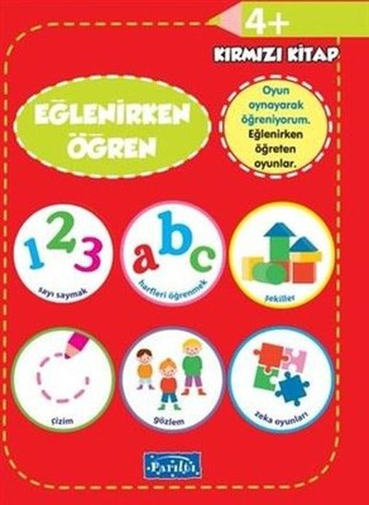 Eğlenirken Öğren Kırmızı Kitap | Parıltı Yayınları