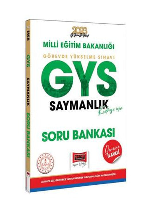 2023 MEB GYS Saymanlık Kadrosu İçin Deneme İlaveli Soru Bankası | Yargı Yayınevi (Ciltsiz)