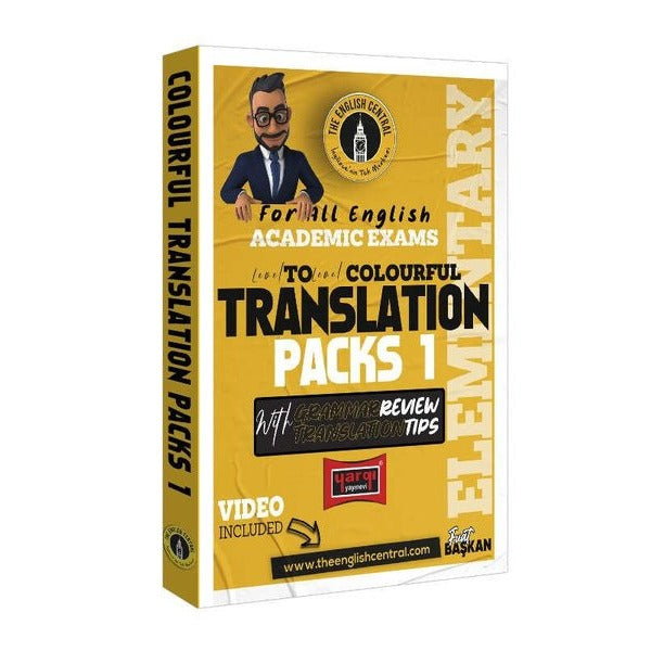 Yargı Yayınları 2023 Tüm İngilizce Akademik Sınavlar İçin Çeviri Fasikülleri Gramer Özeti Çeviri İpuçları Translation Packs 1 (Elemantary) | Yargı Yayınevi (Ciltsiz)