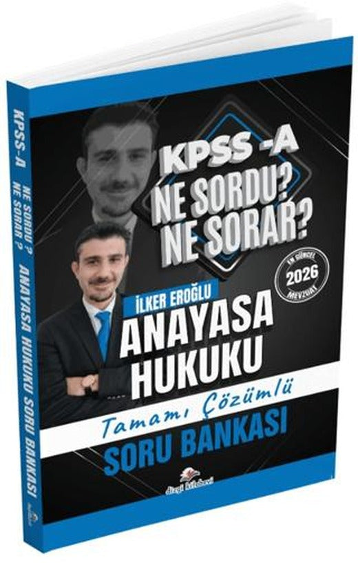 2026 KPSS-A Anayasa Hukuku Ne Sordu Ne Sorar Tamamı Çözümlü Soru Bankası | Dizgi Kitap (Ciltsiz)